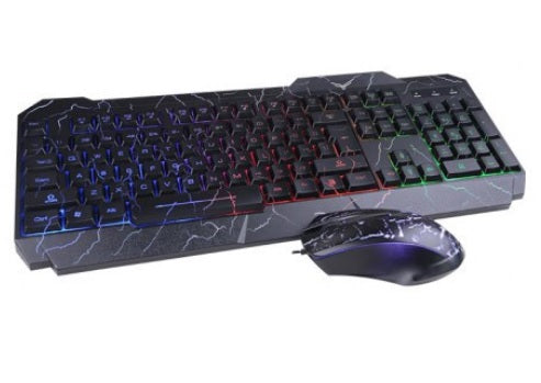 Kit de Teclado y Mouse Naceb Technology Raptor - Estándar, Negro Kit de Teclado y Mouse Naceb Technology Raptor - Estándar, Negro